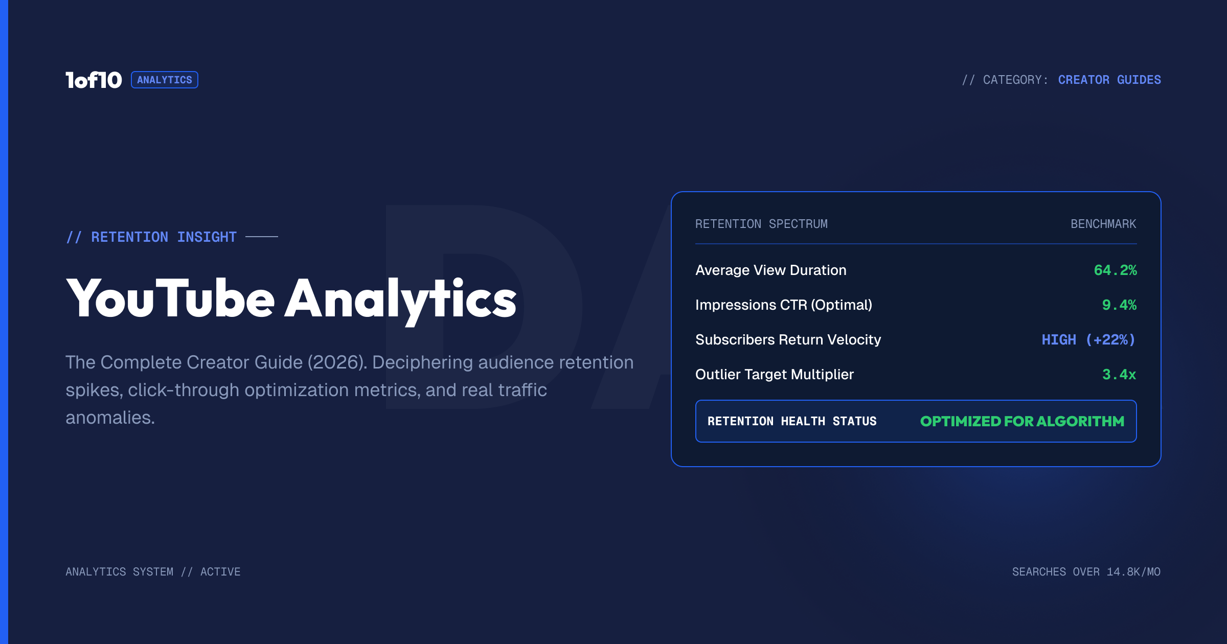 YouTube Analytics: The Complete Creator Guide (2026)
