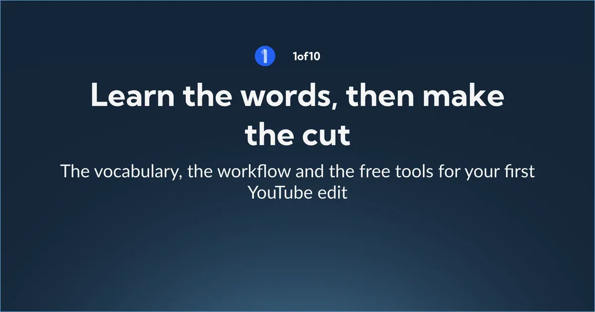 Video Editing for Beginners: The YouTube Creator's Guide (2026)