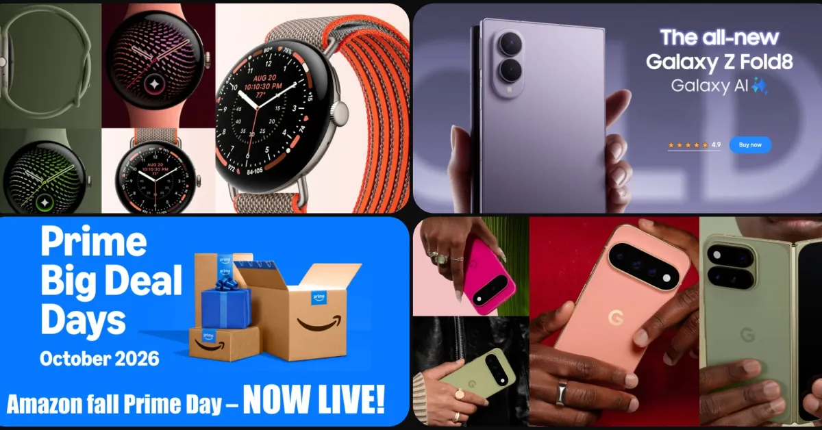 Prime Day 1 deals: Z Fold 8/Ultra $400 off, Pixel 11 series $300 off, Pixel Watch 5 from $335, Surface Laptops, more