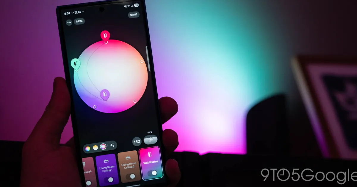 Google Home app gets local Matter control over Philips Hue lights