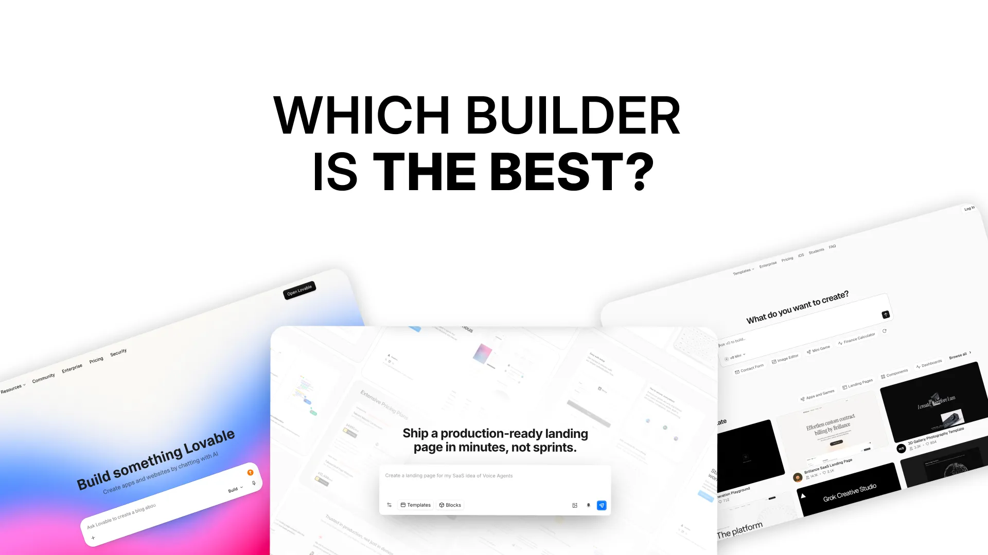 The 7 Best AI Landing Page Builders in 2026 (I Tested Them All With the Same Prompt)