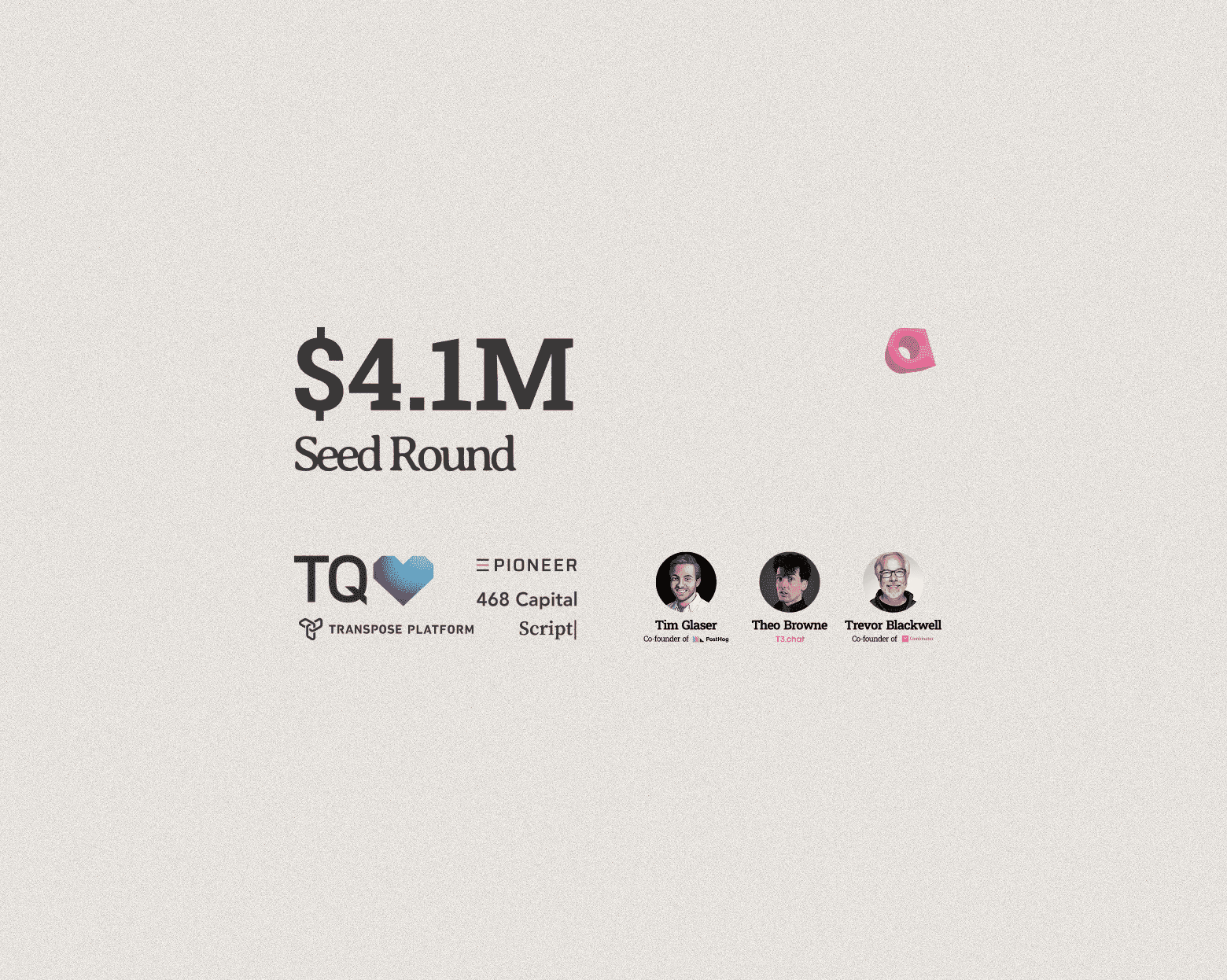 Announcing Adam’s $4.1m seed round, led by TQ Ventures