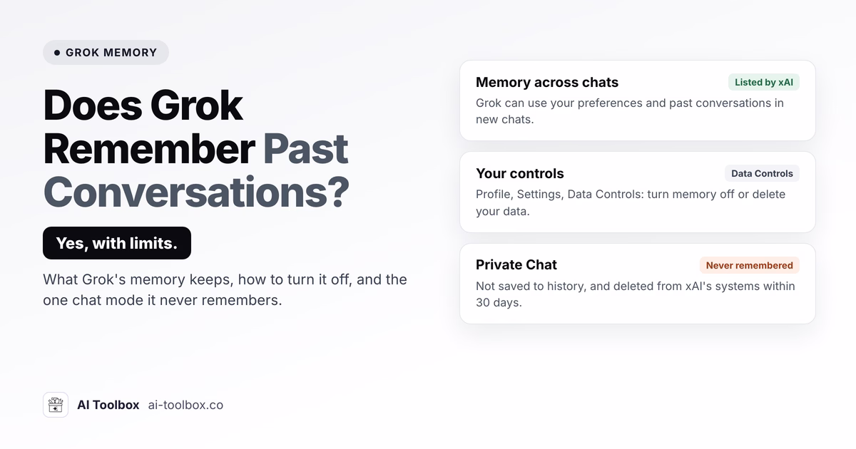 Does Grok Remember Past Conversations? Grok Memory 2026