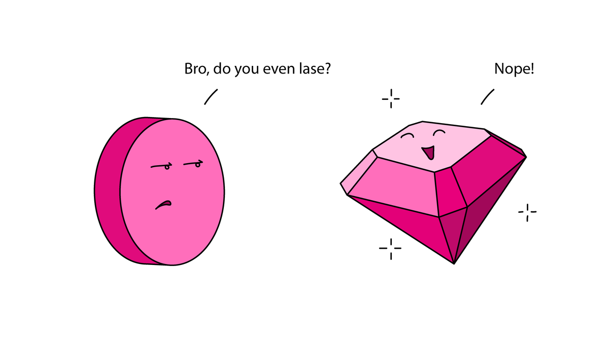 Laser gems