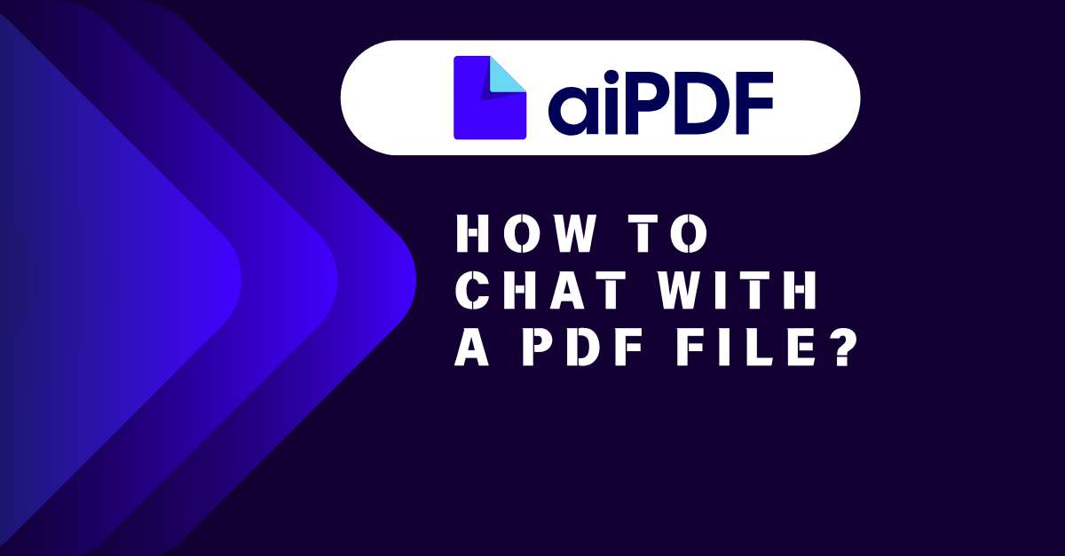 How to Chat with a PDF Using aiPDF
