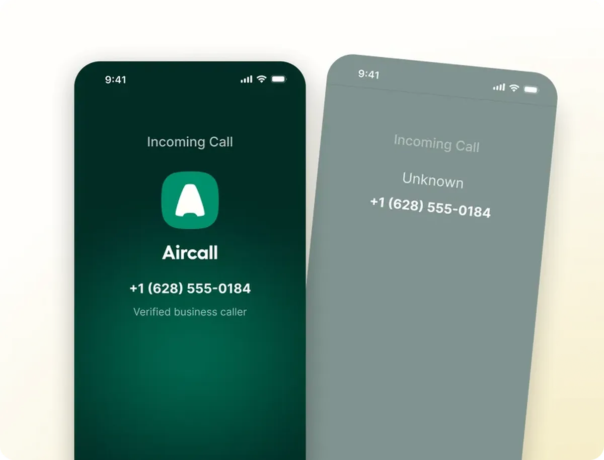 Show your name and logo on every outbound call
