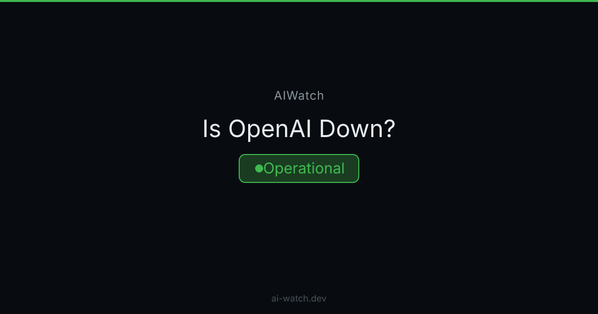 π’ OpenAI (OpenAI API, ChatGPT, Codex): Resolved β Elevated errors across ChatGPT, Codex, and the API including the Agents API
