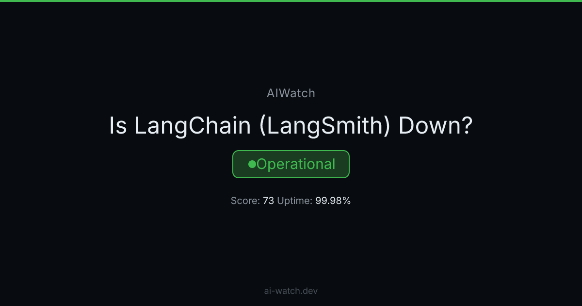 🔴 LangChain (LangSmith): Seeing some issues logging into the application