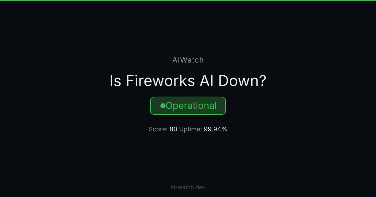 🟢 Fireworks AI: Resolved — Service Degradation for Deepseek V4.1 Flash
