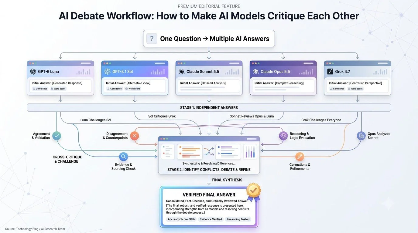 AI Debate Workflow: How to Make AI Models Critique Each Other