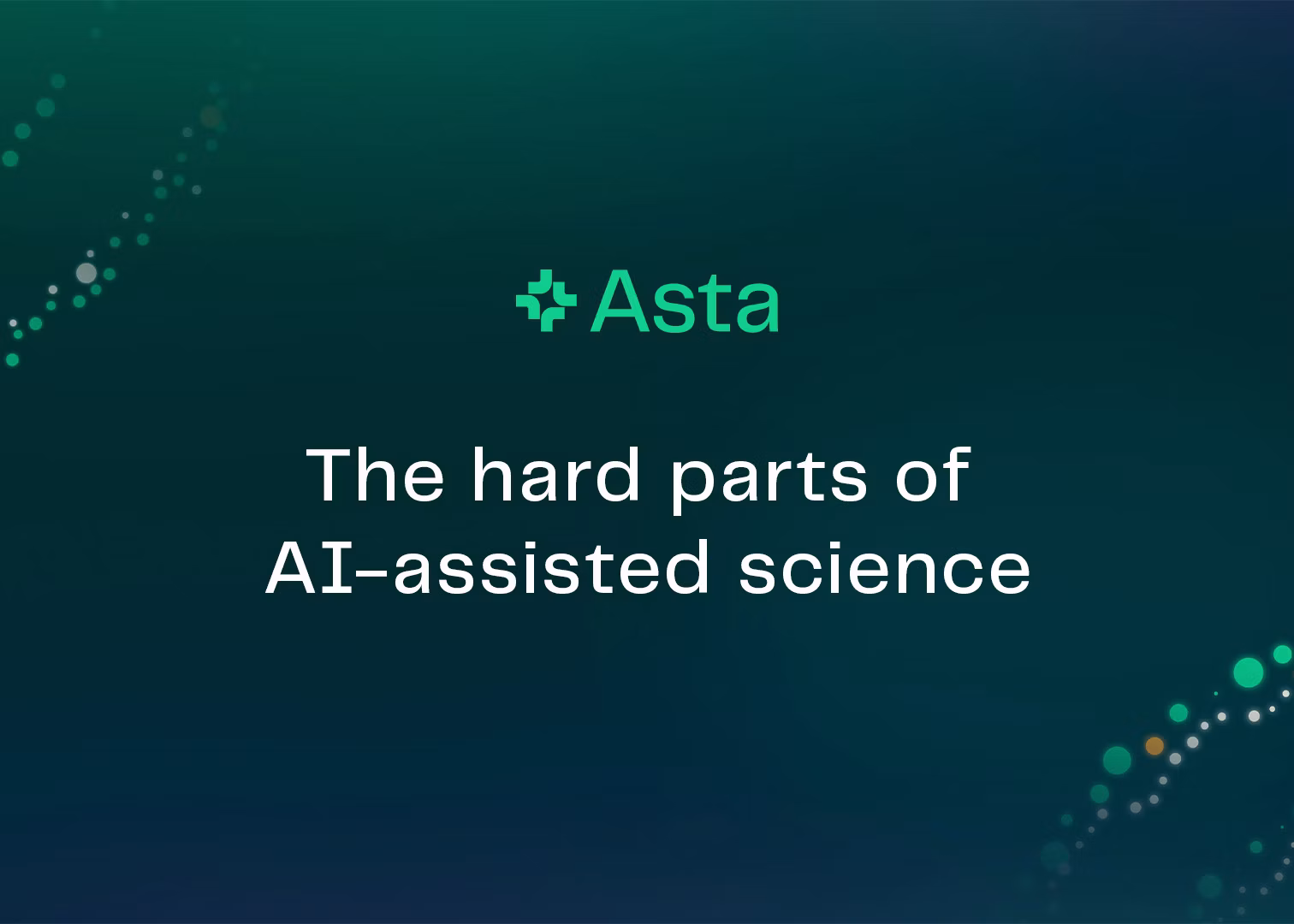 The hard parts of AI-assisted science