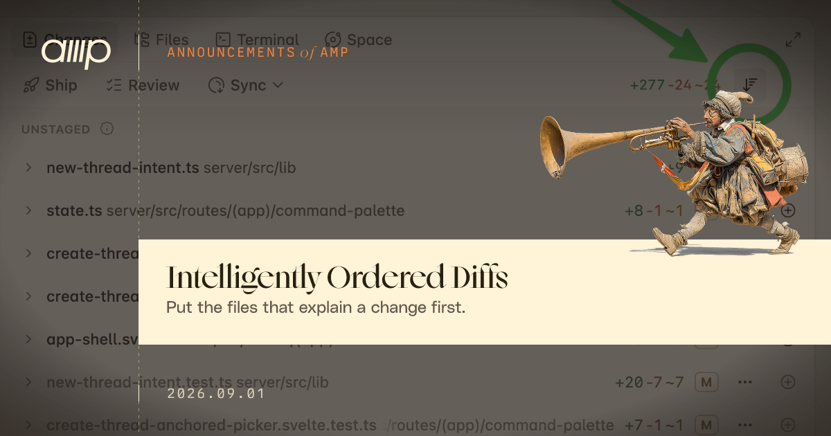 Intelligently Ordered Diffs