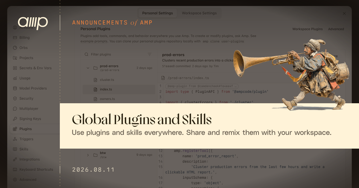 Global Plugins and Skills