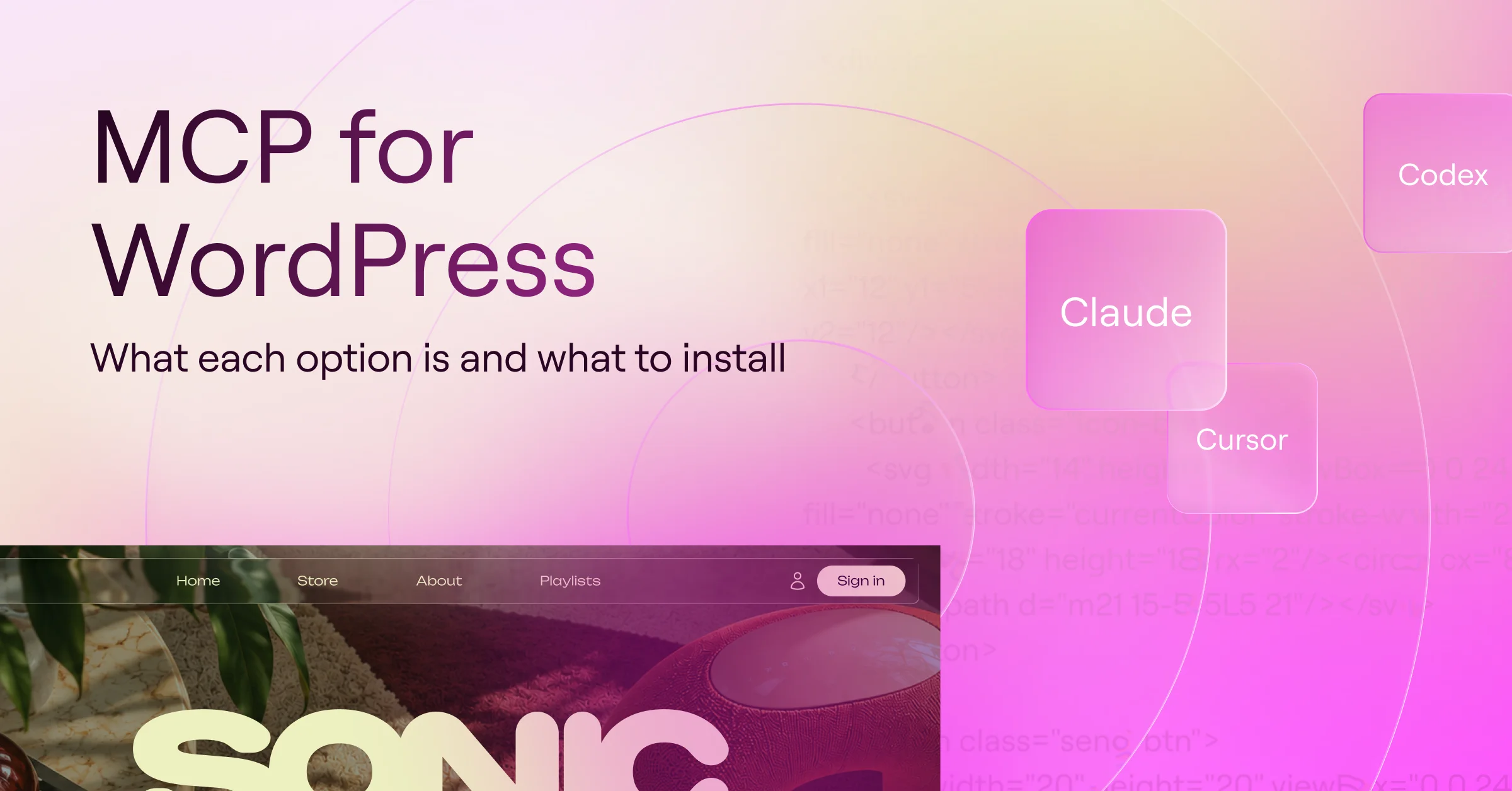 MCP for WordPress: What each option is and what to install