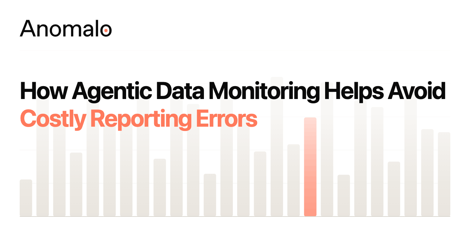Manual to Autonomous: How Agentic Data Monitoring Helps Avoid Costly Reporting Errors