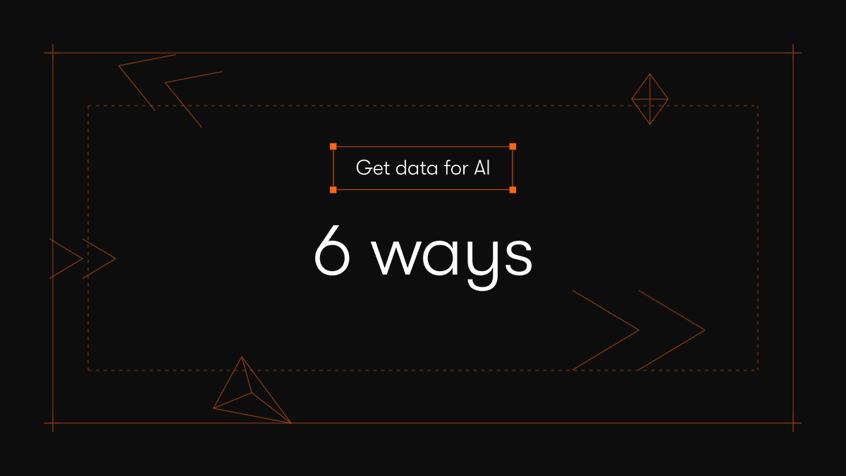 Getting data for training AI