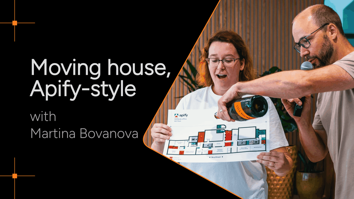 Moving house, Apify-style, with Martina Bovanova