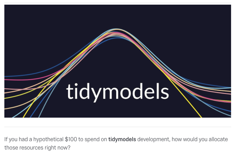 2022 tidymodels user survey