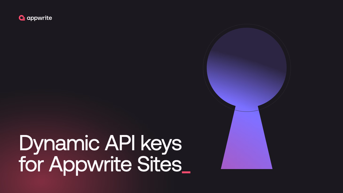 Announcing ephemeral API keys for Appwrite Sites