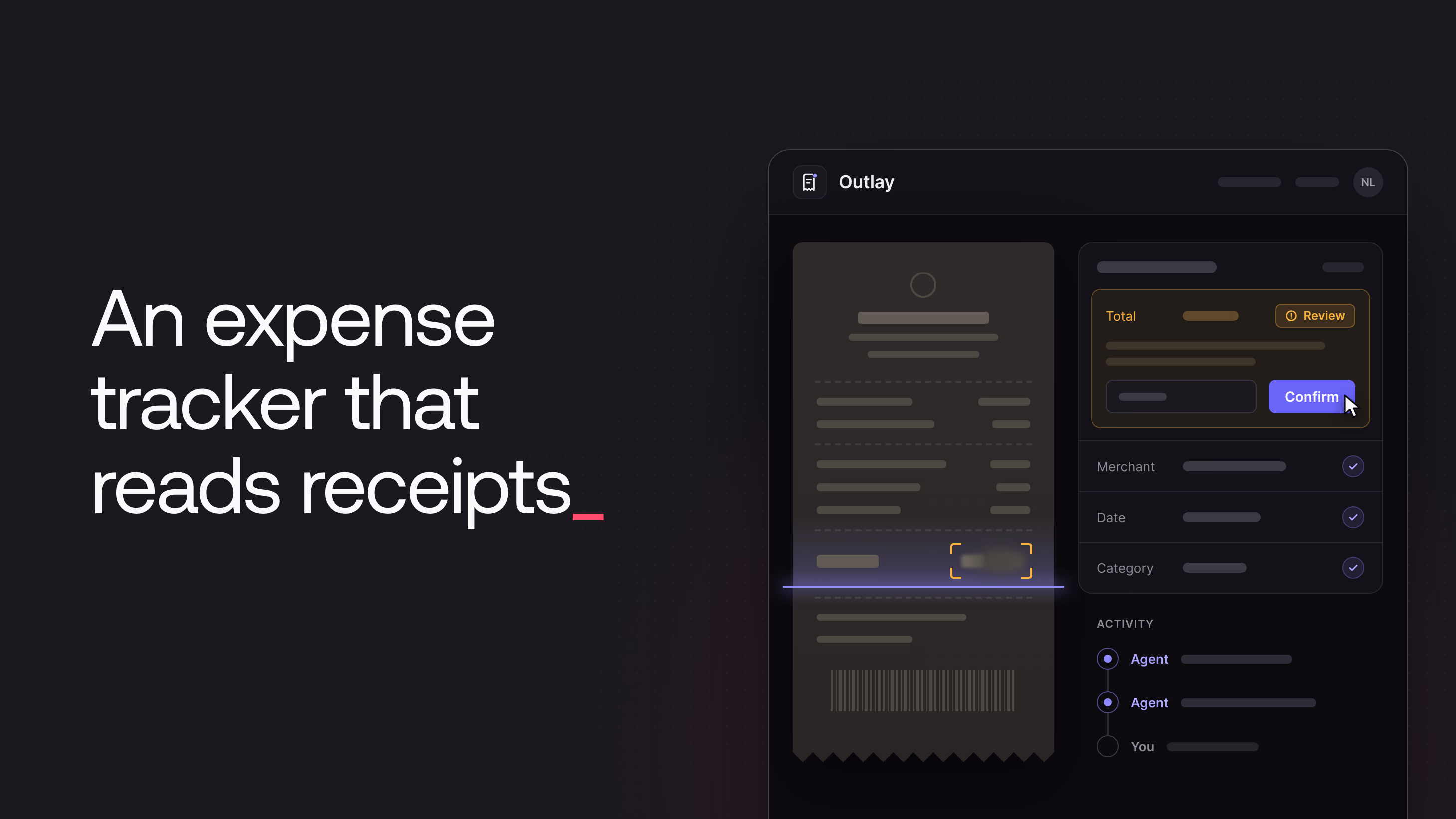 Build an expense tracker with an AI receipt intake agent