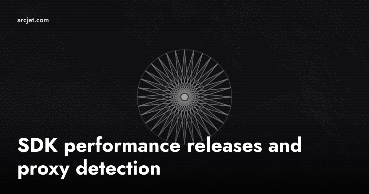 SDK performance releases and proxy detection