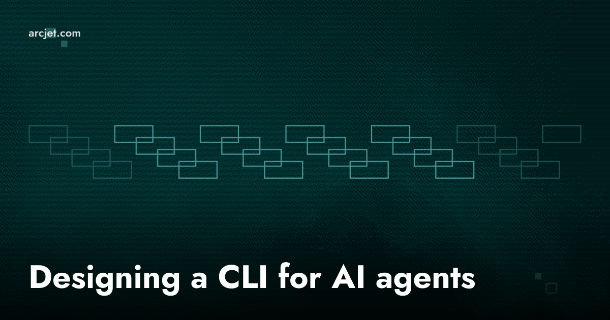 Designing a CLI for AI agents