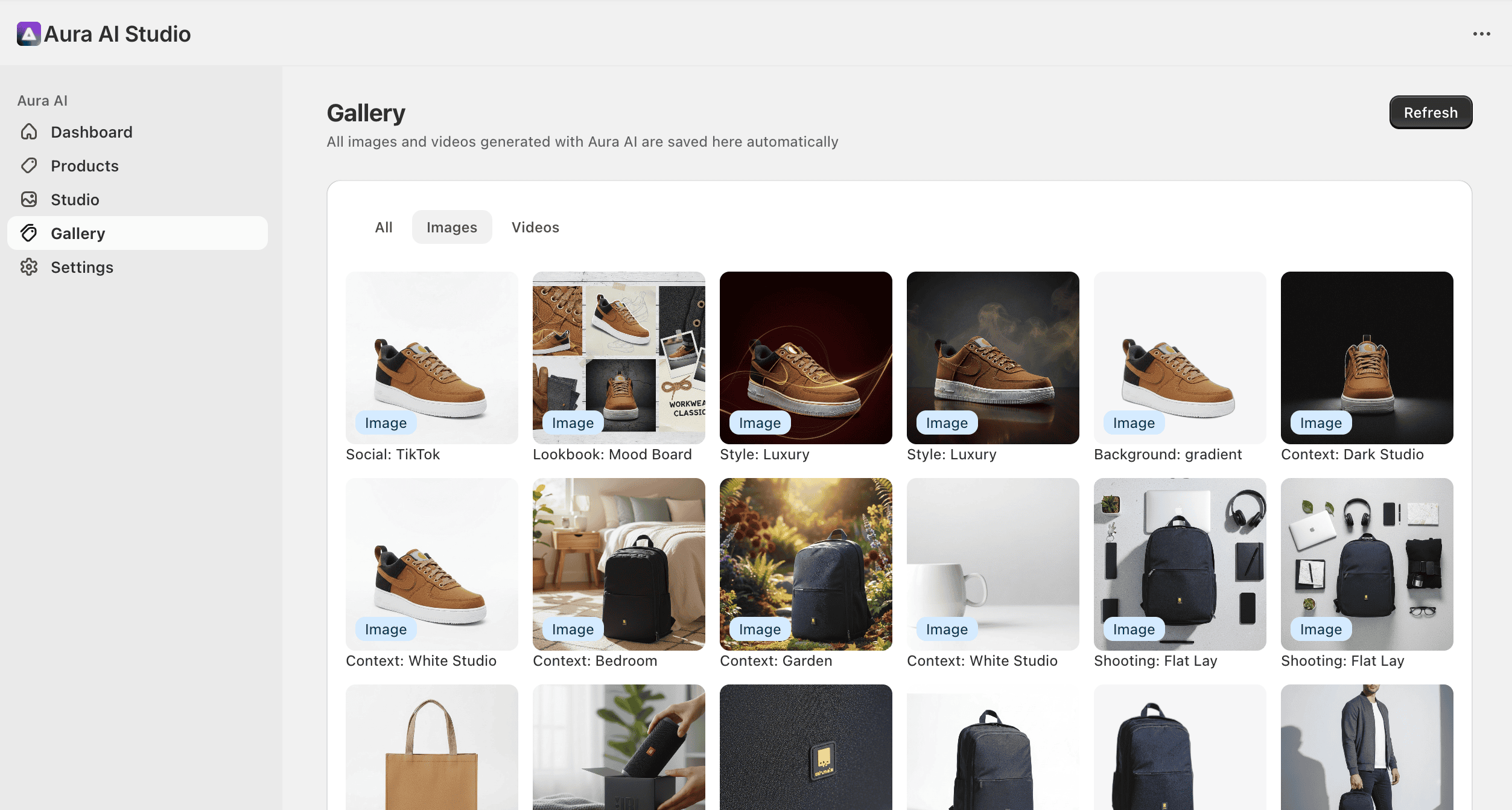 Aura AI for Shopify: AI Product Photography & Content Generator for Your Store