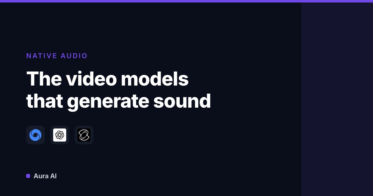 Best AI Video Generators with Native Audio (2026 List)
