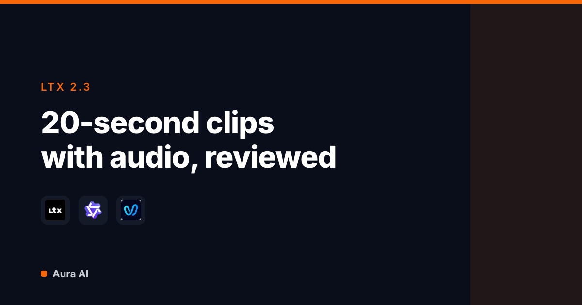 LTX 2.3 Review: 20-Second Audio Clips vs Wan 3.0 and Vidu Q3