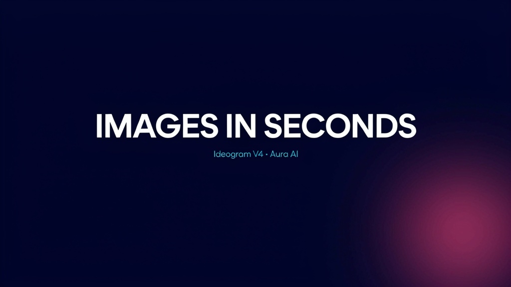 Generate AI Images in Seconds — Meet Ideogram V4 Instant & V4 Fast