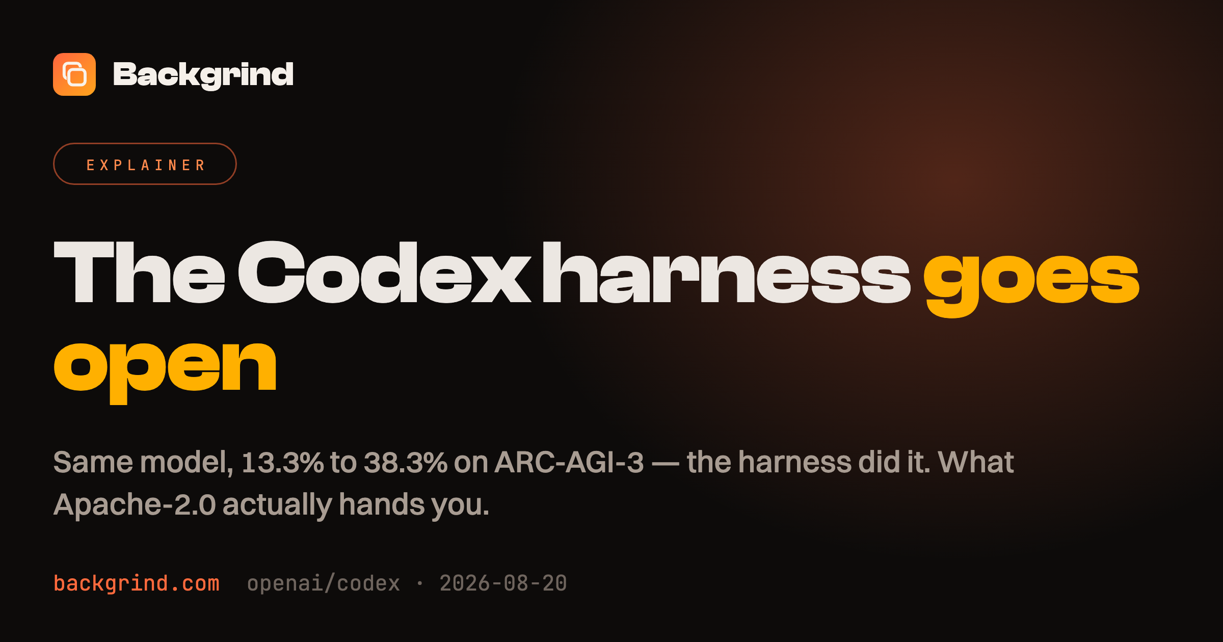 OpenAI open-sourced the Codex harness: what you actually got