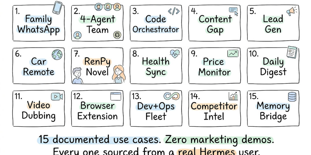 Hermes Agent Use Cases (2026): 21 Real Examples
