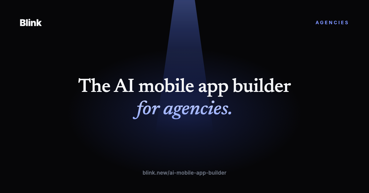 Best AI Mobile App Builder for Agencies Building Client Apps in 2026