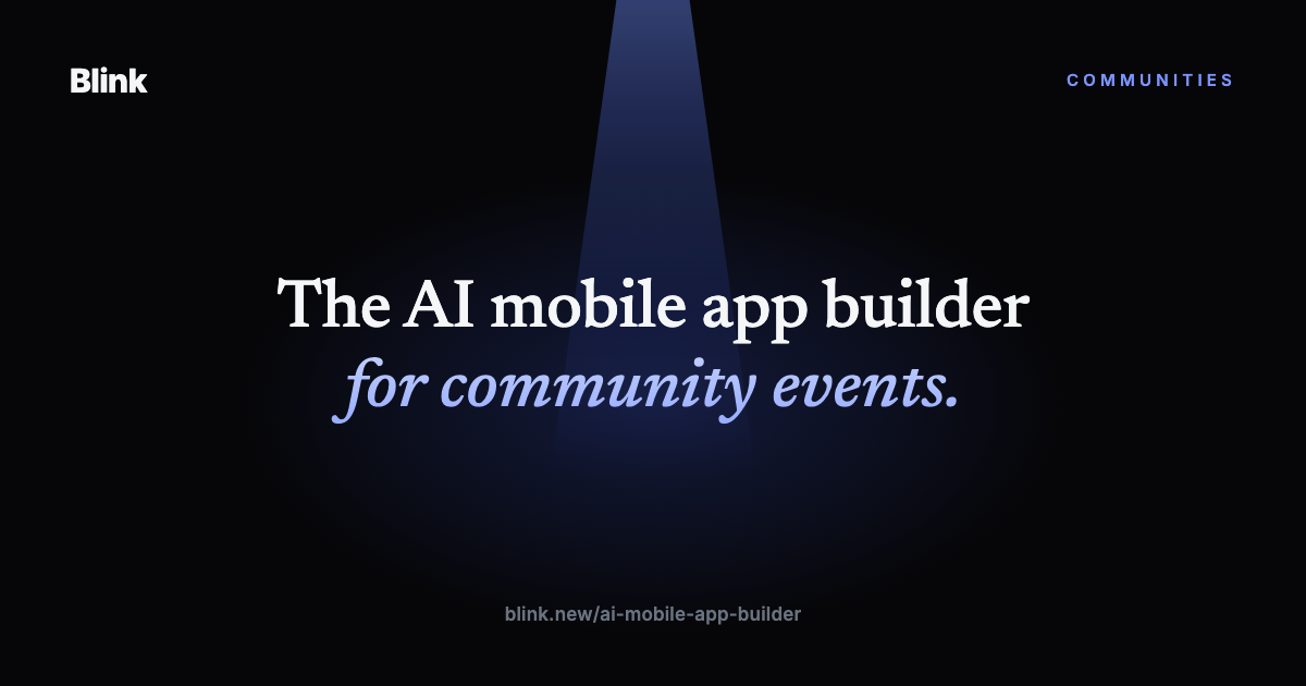 Best AI Mobile App Builder for Events and Community Organizations in 2026