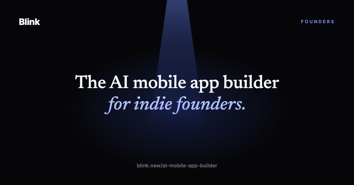 Best AI Mobile App Builder for Indie Founders in 2026
