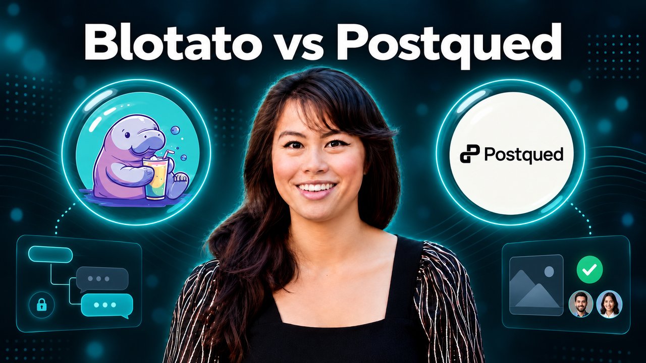 Blotato vs Postqued: What Does the Same Social Media Plan Buy?