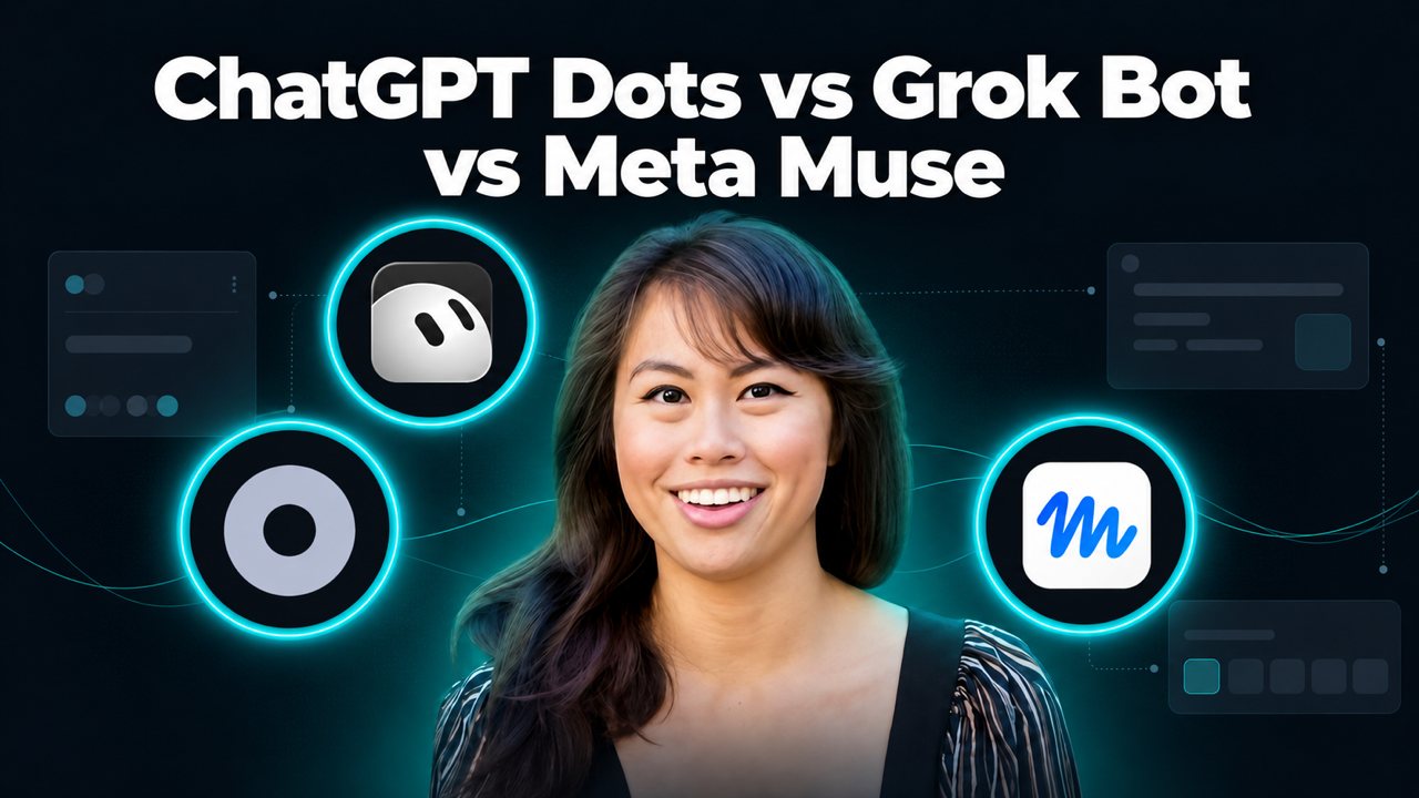 ChatGPT Dots vs Grok Bot vs Meta Muse: Which Runs Social Media?