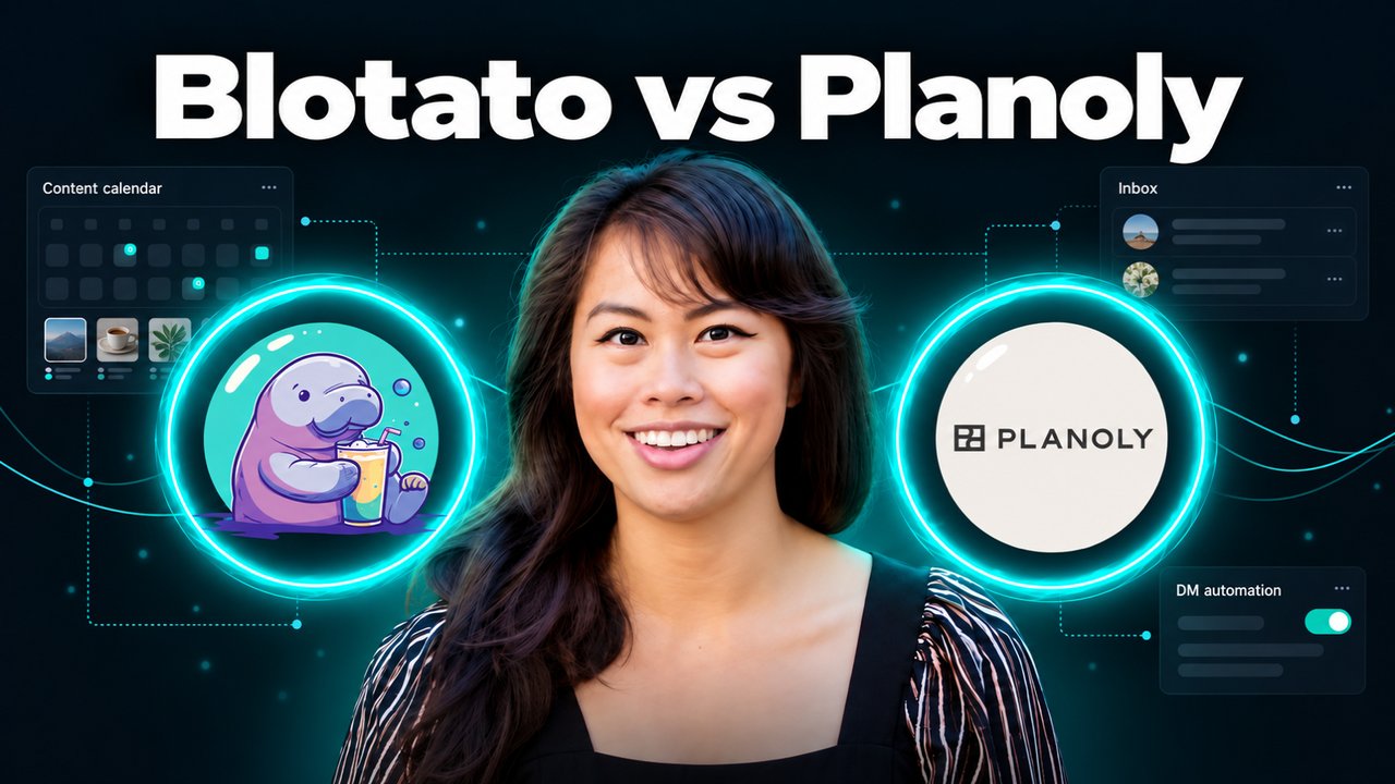 Blotato vs Planoly: Can Your Agent Answer Social Media DMs Too?