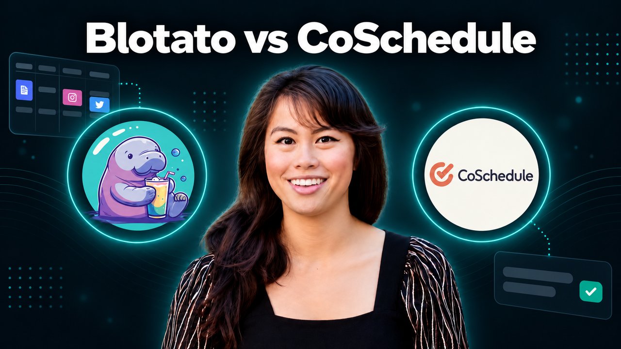 Blotato vs CoSchedule: Social Media API vs Marketing Calendar