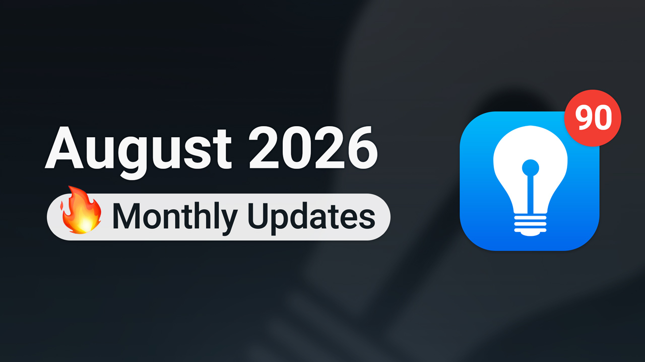 August 2026 – Monthly Changelog