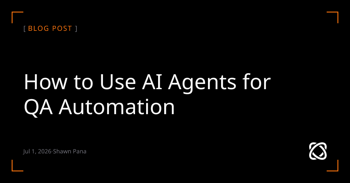 How to Use AI Agents for QA Automation