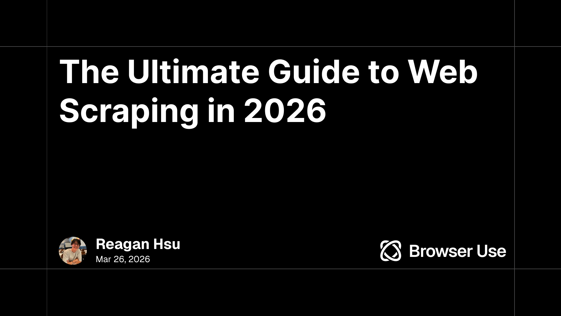The Ultimate Guide to Web Scraping (2026)