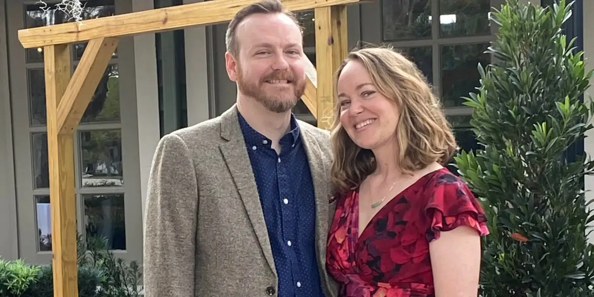 My husband and I met at work. Then, I switched careers.
