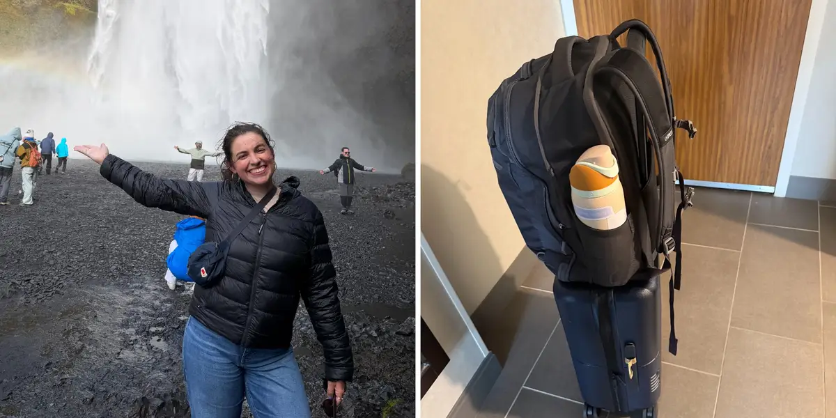 I traveled abroad for 2 weeks with only a carry-on and a personal item. Here's what worked — and what I wish I'd left behind.