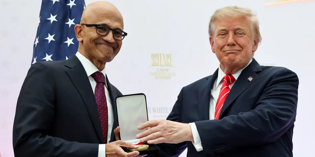 Satya Nadella had an awkward White House day