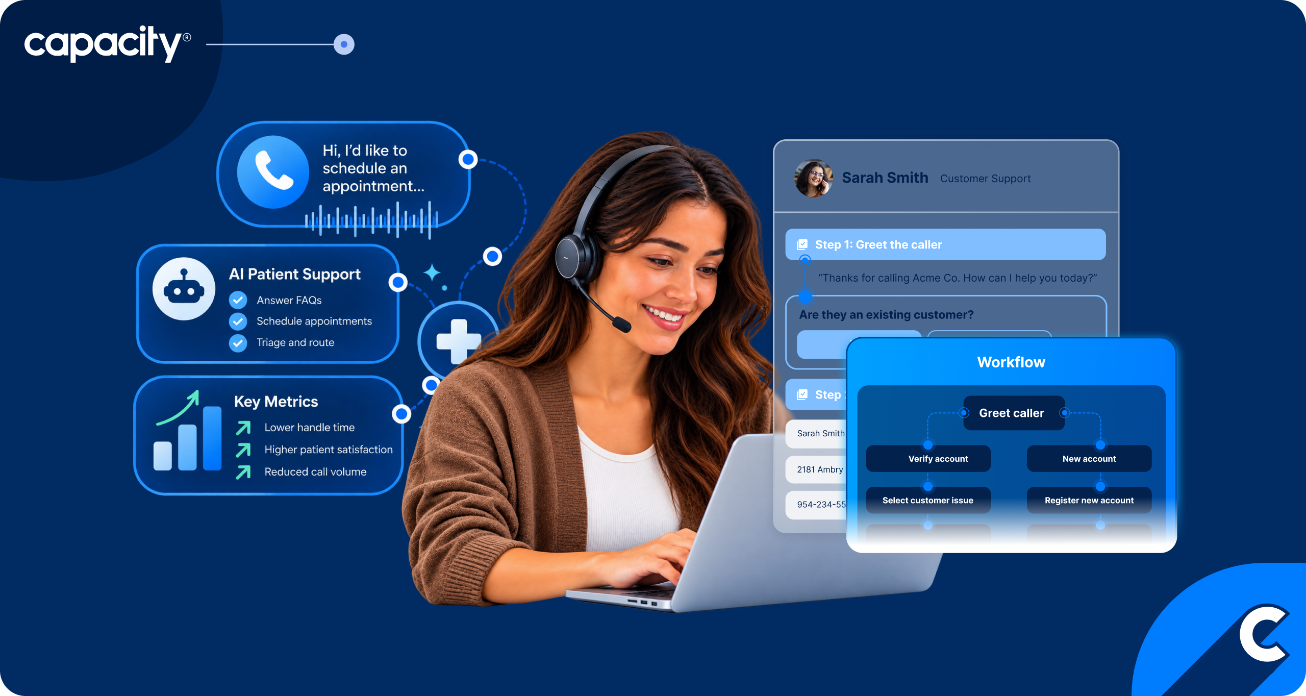 Healthcare Call Center Guide: HIPAA, AI & Key Metrics
