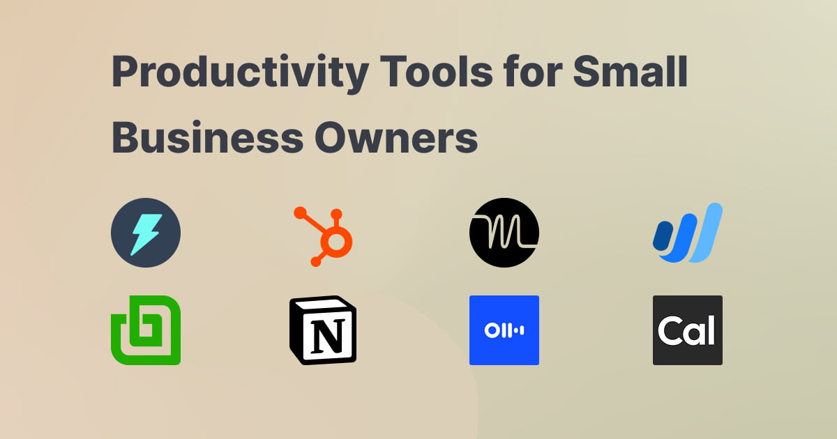 Top Productivity Tools for Small Business Owners