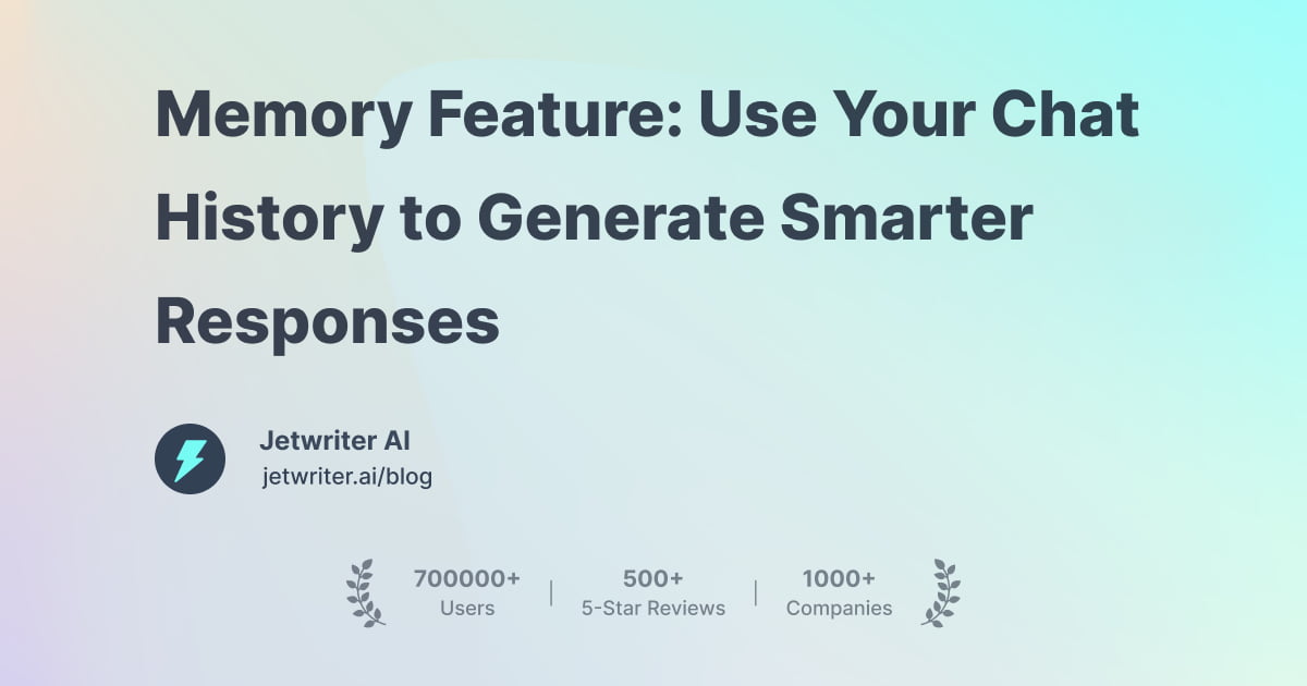 Memory Feature: Uses Past Conversations to Deliver Smarter, More Personalized Responses