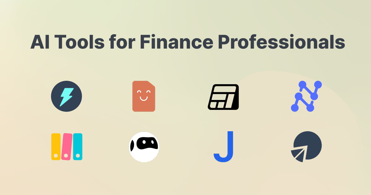 Top AI Tools for Finance Professionals