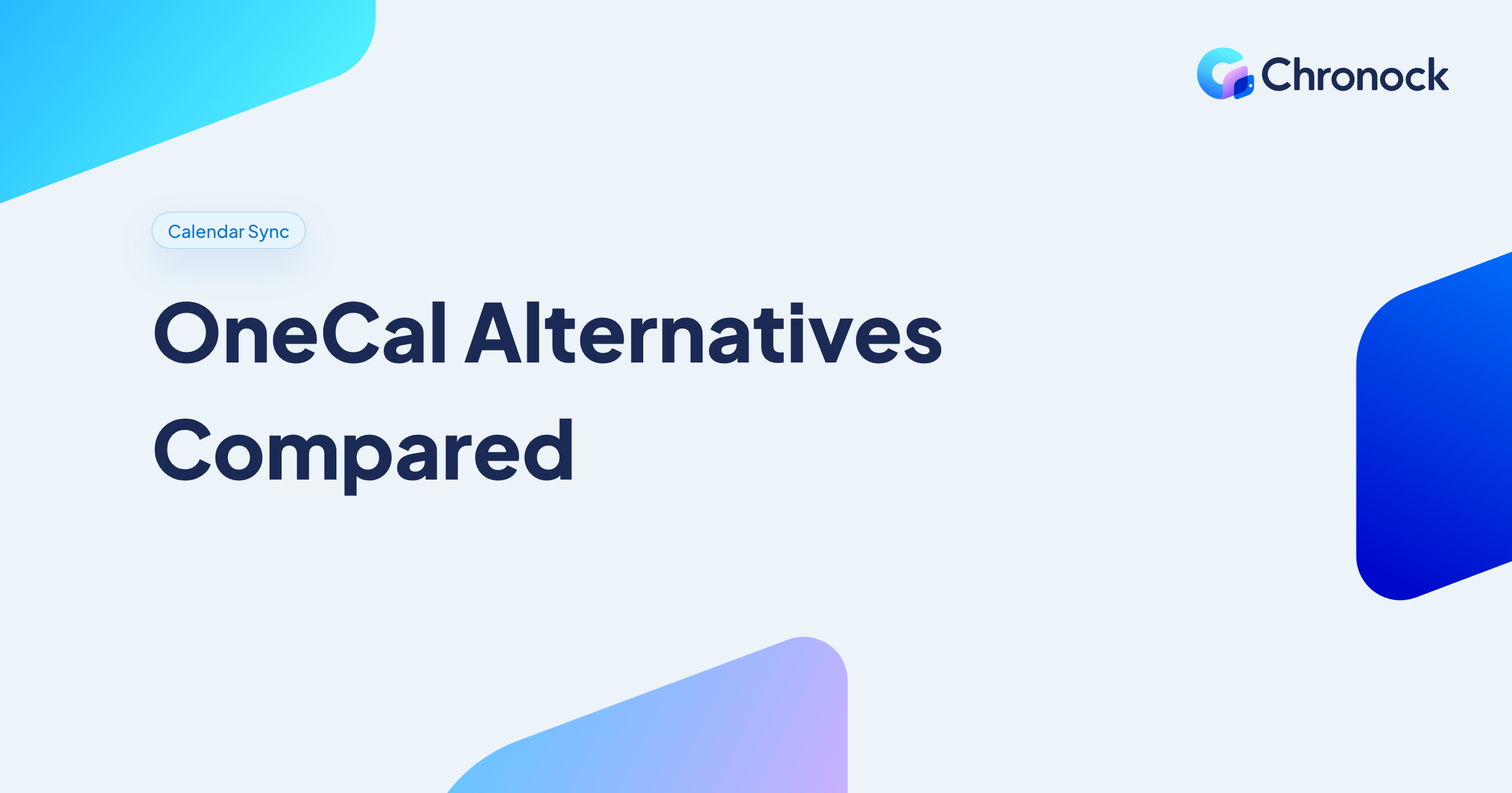 OneCal Alternatives: Calendar Sync Tools Compared (2026)